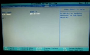 установка в биосе по умолчанию